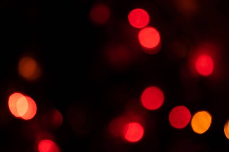 background image, colored round lights in the dark, for Christmas cards and greetings. Degradationの写真素材