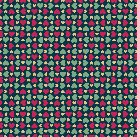 Seamless stylish pattern with hearts  Vector illustrationの写真素材