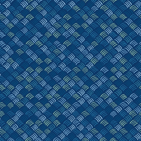 Seamless abstract hand drawn pattern in blue colors  Vector illustrationのイラスト素材