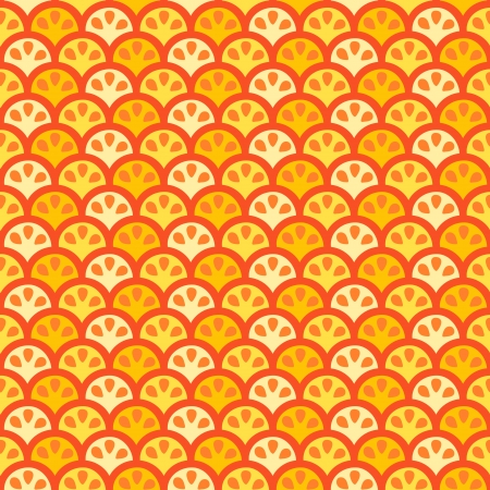 Seamless creative color citric pattern illustrationのイラスト素材