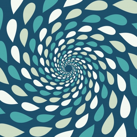 Color stylish whirlpool background in blue colorsのイラスト素材
