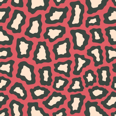 Seamless abstract red animal pattern.  illustrationのイラスト素材