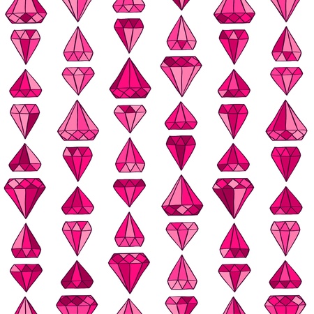 Seamless stylish color diamonds pattern. Vector illustrationのイラスト素材