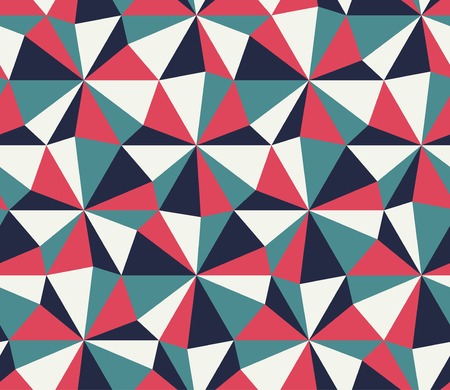 Seamless abstract color geometric pattern. Vector illustrationのイラスト素材