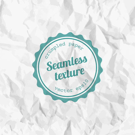 Seamless crumpled paper textureのイラスト素材