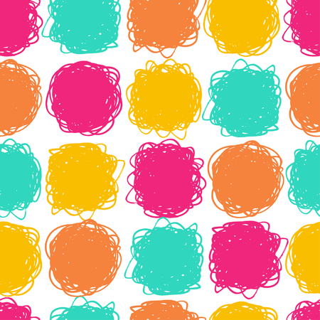 Seamless abstract hand drawn patternのイラスト素材