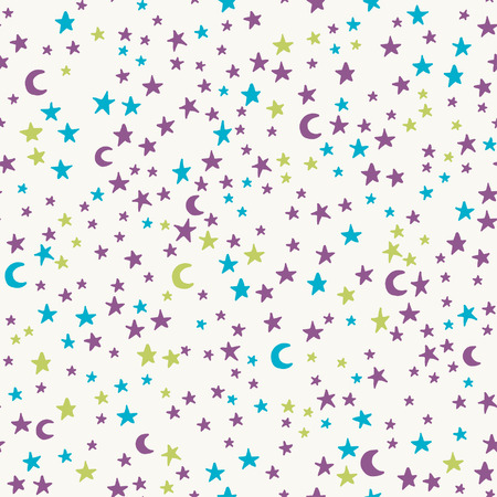 Seamless sky patternのイラスト素材