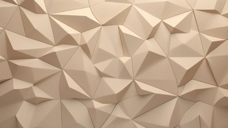 Abstract background of polygonal geometric shapes. 3d render illustrationの素材