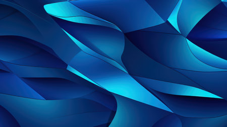 Abstract blue background with a pattern of curved lines. Vector illustration.の素材