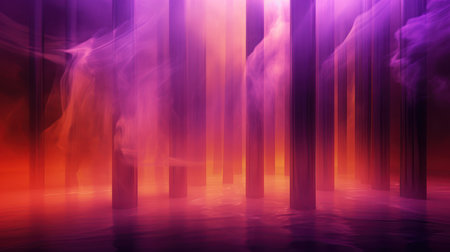 Futuristic Futuristic Background Wallpaper, Abstract 3d Render Illustrationの素材