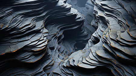 3d illustration of abstract geometric composition,digital art works. Computer generated graphics.の素材