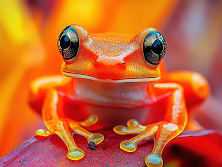 Red-eyed Tree Frog (Agalychnis callidryas)の素材