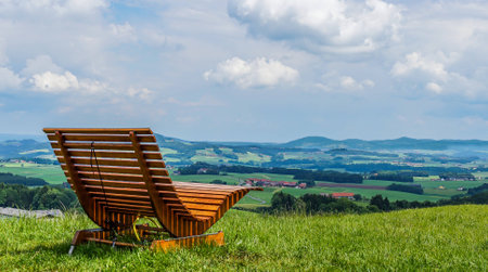 Looking over Salzburgの写真素材