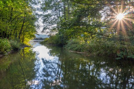 Ossiacher lake inflowの写真素材