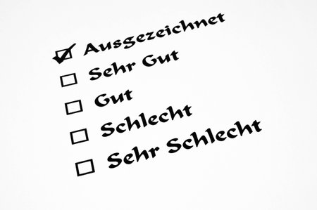 Rating Excellentの写真素材