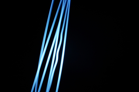light painting techniqueの写真素材