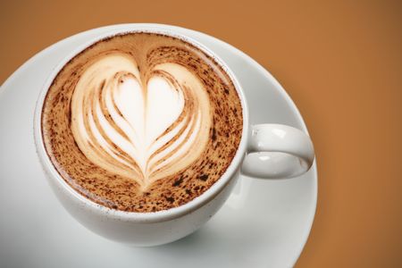 cup of cappuccinoの写真素材