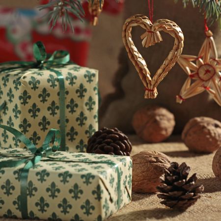 christmas giftの写真素材