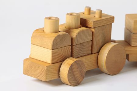 wooden toyの写真素材