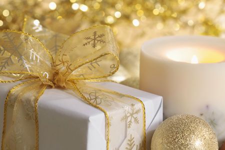 christmas giftの写真素材
