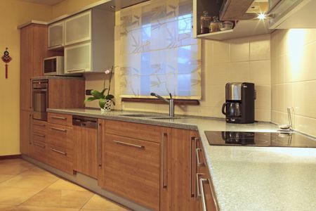 interior of modern kitchenの写真素材