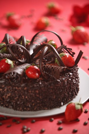 chocolate cakeの写真素材