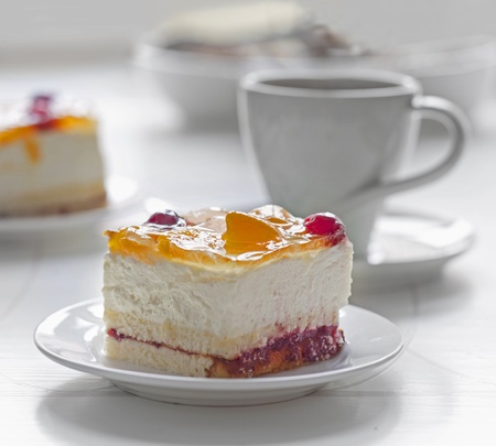 cake and coffeeの写真素材