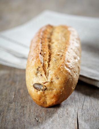 fresh baked breadの写真素材