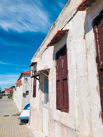 Rodos, Greece - MAY 17, 2019: View of Akti Kanari Street, Rhodes Island, Greeceのeditorial素材