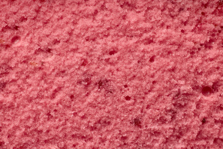 raspberry sorbet texture, top viewの写真素材