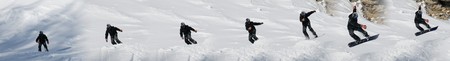 snowboarding, の写真素材