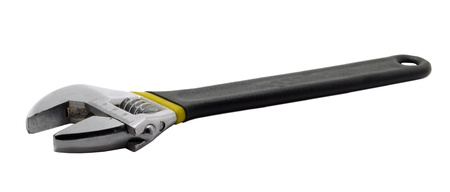 adjustable wrench with rubber handle