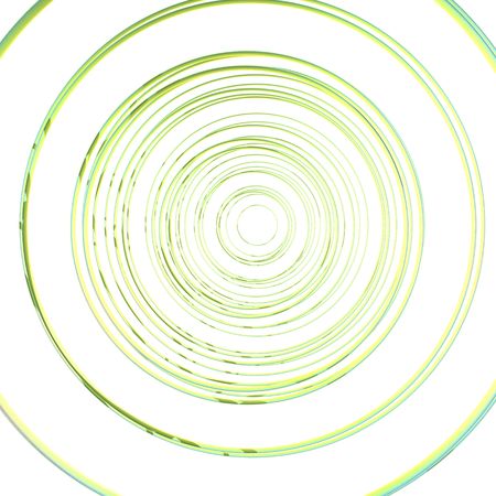 Abstract background with green circles on white background