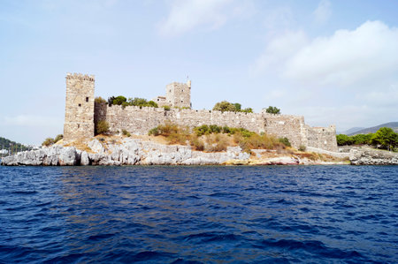 Bodrum castle from the seaのeditorial素材