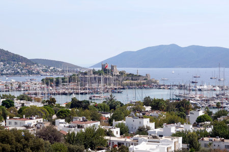 Famous holiday resort in Turkey, Bodrumのeditorial素材