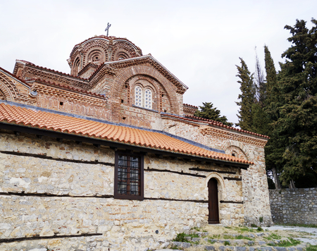 Holy Mary Peribleptos church, one of the oldest churches in the town of Ohrid, Macedonia