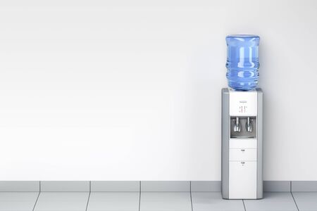 Water dispenser in the room, front viewの写真素材