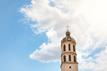 Lyon, France - MAY 19: Bell Tower of Charity near The Place Bellecour.のeditorial素材