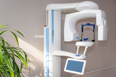 Panoramic dental equipment X-ray. Equipment in modern dental clinicの写真素材