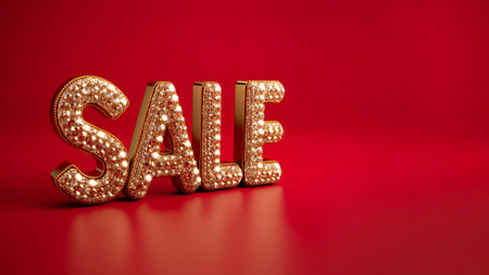 The word SALE made of sparkling diamonds. Sale, discount symbol. Jewelry, advertising. Fashion accessories and jewelry sale card for social media promotion. Black Friday sale, shopping season banner.の素材