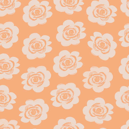 A gentle open roses seamless pattern.の写真素材