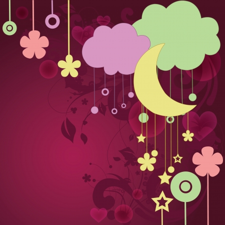 Dream Background vectorのイラスト素材