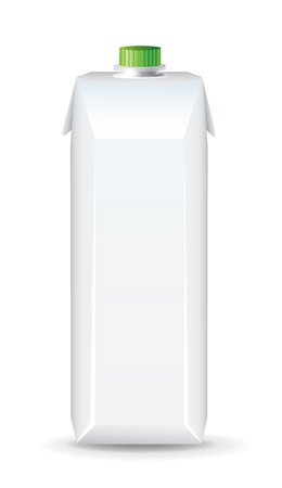 Juice box templateのイラスト素材