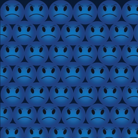 Angry Smiles Backgroundのイラスト素材