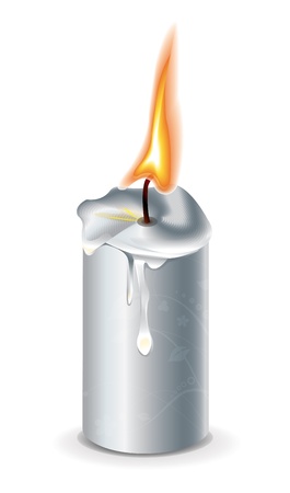White Candleのイラスト素材