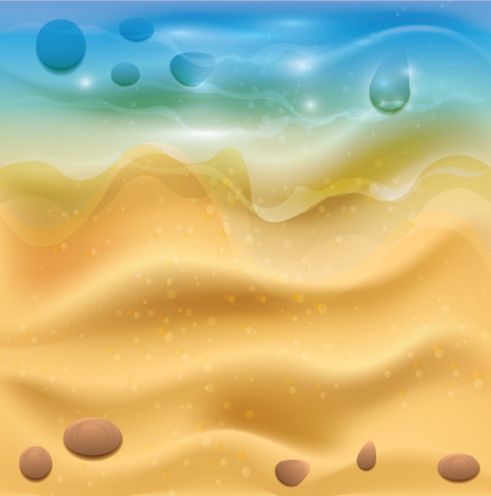 Background Beachのイラスト素材