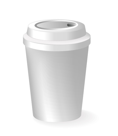 Plastic Cup Template のイラスト素材