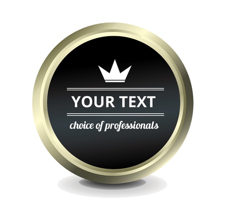 Metal Frame For Text のイラスト素材