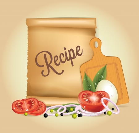 Recipes Bannerのイラスト素材
