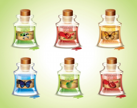 Bottles Of Potions のイラスト素材